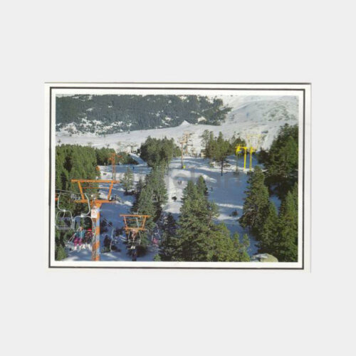 1980 Bursa Uludağ Telesiyej Görünüşü Kartpostal
