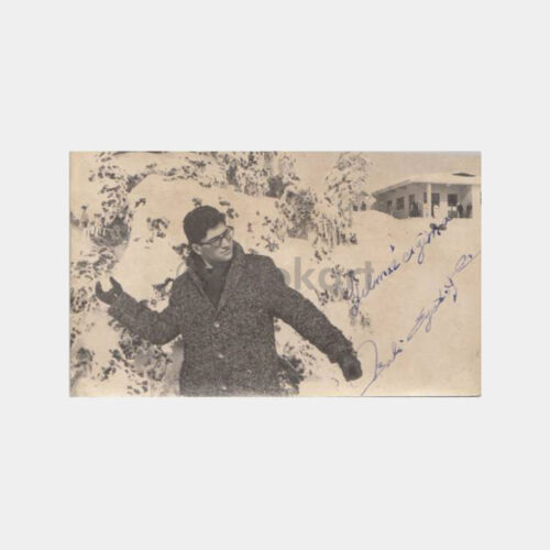 1955 Bursa Uludağ Konulu Foto Tan Damgalı Fotoğraf