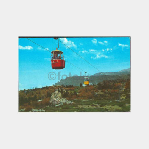1974 Bursa Uludağ Telesiyej Görünüş Kartpostal