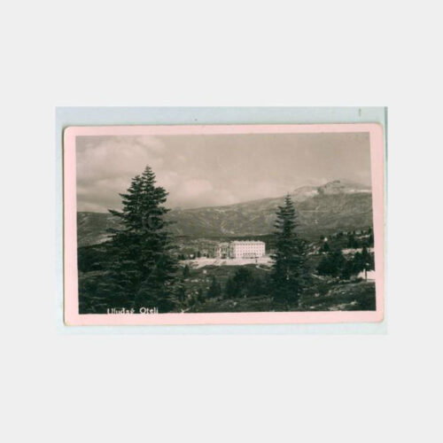 1940 Uludağ Büyük Otel Görünüş Kartpostal