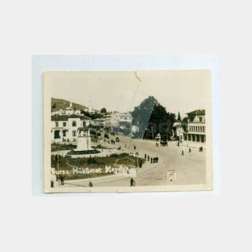 1944 Bursa Hükümet Meydan Tebrik Fotoğraf