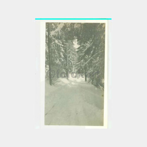 1940 Uludağ Görünüş Kartpostal