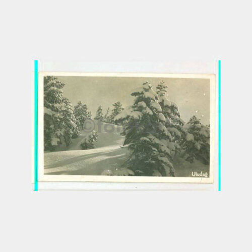 1944 Uludağ Görünüş Kartpostal