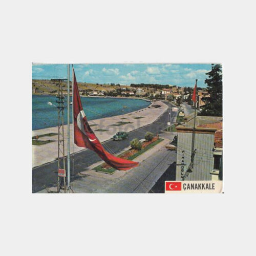 1973 Çanakkale Sahilden Görünüş Kartpostal