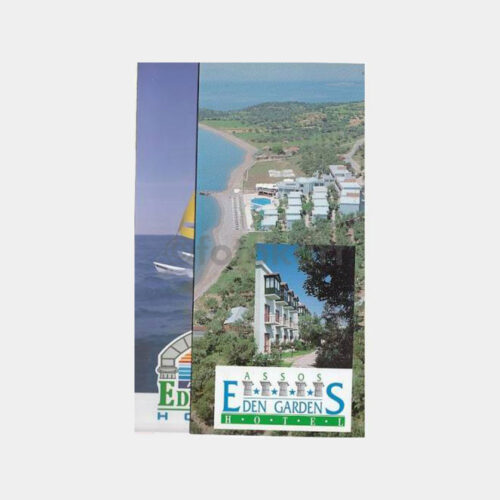 1993 Çanakkale Assos 2 Adet Turistik Broşür
