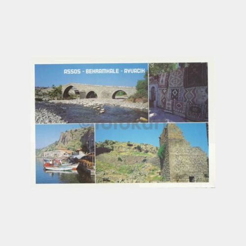 2000 Çanakkale Assos-Behramkale Görünüş Kartpostal