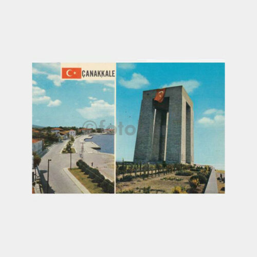 1978 Çanakkale Anıtı ve Sahili Görünüş Kartpostal