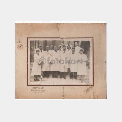 1939 Manisa Hastanesi Personel Hemşire Doktor Konulu Fotoğraf
