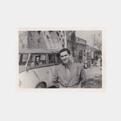 1953 Edirne Bir Sokak BP İstasyon Görünüş Fotoğraf