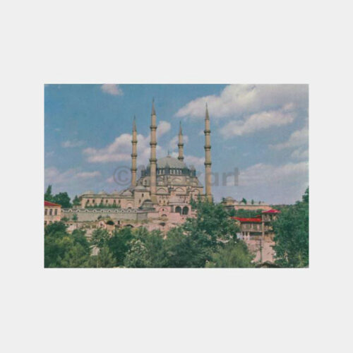 1980 Edirne Selimiye Camii Görünüş Kartpostal