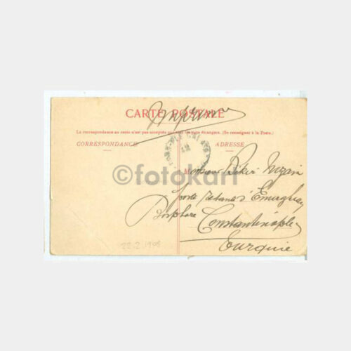 1906 Emirgan -Cemilpaşa Oğlu Adresli- 6 Adet Kartpostal - Görsel 4