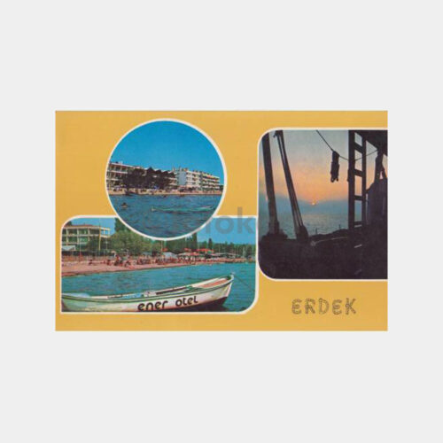 1974 Erdek Muhtelif Görünüş Kartpostal