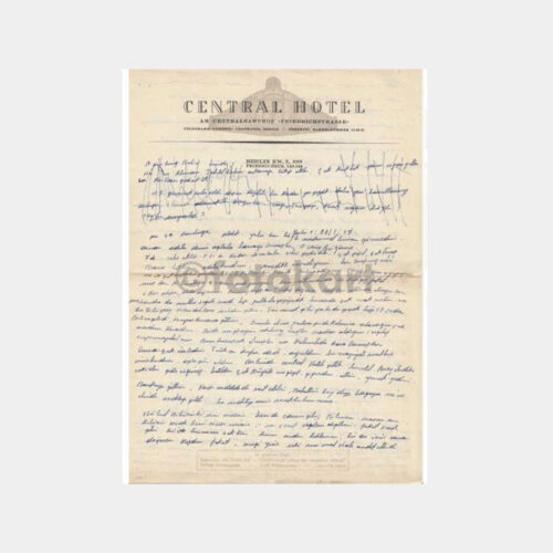 1938 Erenköy Mühendis 4 Adet Nostaljik Mektubu - Görsel 2