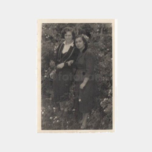 1956 Erenköy Kız Lisesi - Öğrenci Okul Bahçesi 3 Adet Fotoğraf - Görsel 2