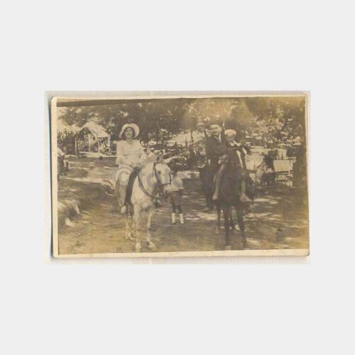 1931 Yakacık Korusu Ata Binenler Belgesel Fotoğraf