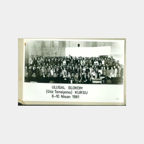 1981 Ulusal Glokom Göz Tansiyon Fotoğraf