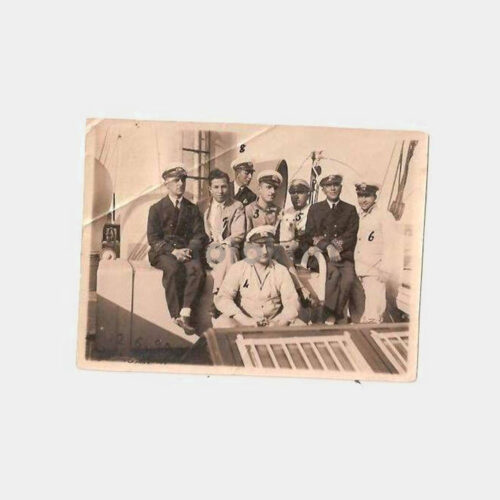 1930 Ertuğrul Yatı Denizci Personeli Fotoğrafı