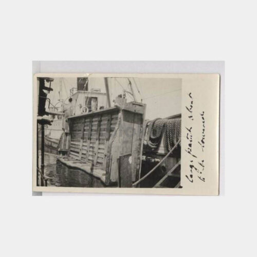 Eski Bir Gemi Şilep İçinden Görünüş Fotoğraf