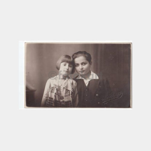 1939 Photo Andriomenos - Aile Konulu Stüdyo Fotoğraf