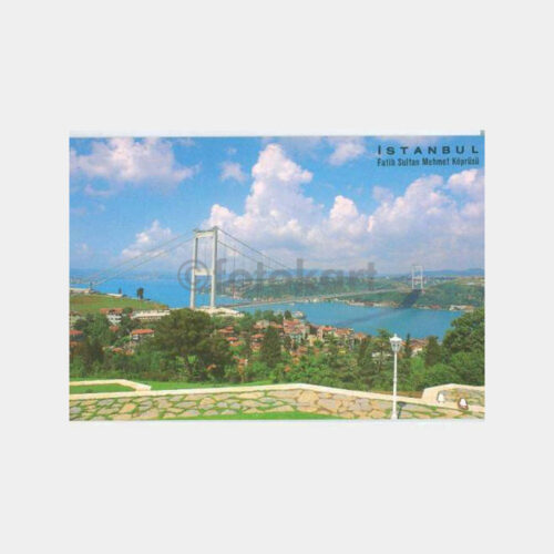 Fatih Sultan Mehmet Köprüsü Görünüş Kartpostal