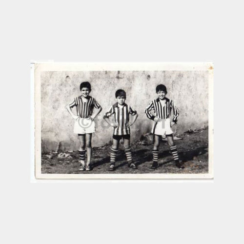 1960 Eski Formalı Futbolcu Çocuklar Konulu Fotoğraf