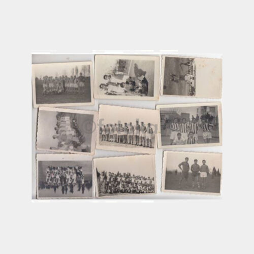1949 Yabancı Okul Futbol Maçları 38 Adet Fotoğraf