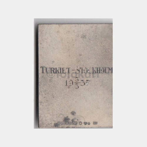 1937 Türk-İsveç Güreş Müsabaka Madalya Plaketi