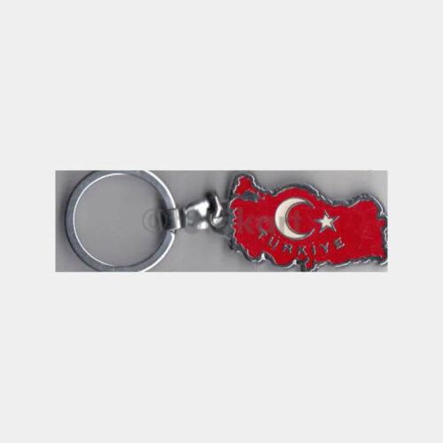 Türkiye Ayyıldız Harita Anahtarlık