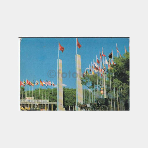 1975 İzmir Fuarı Görünüş Kartpostal
