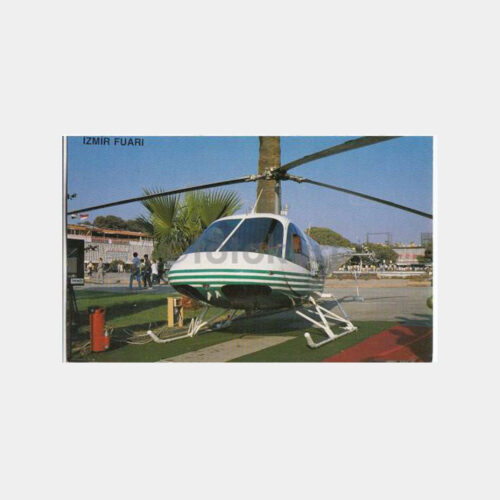 1978 İzmir Fuarı Helikopter Görünüş Kartpostal