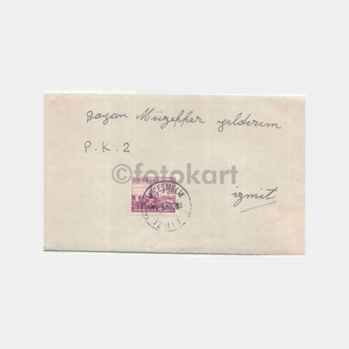 İkiçeşmelik İzmir - Türk Posta Tarihi Konulu Zarf