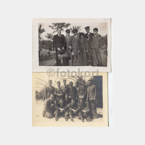 1937 İzmir Ziraat Okulu Grup Konulu 2 Adet Fotoğraf