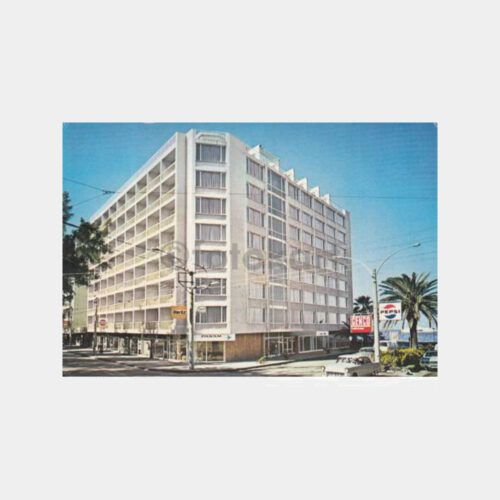 1970 İzmir Palas Hotel Görünüş Kartpostal