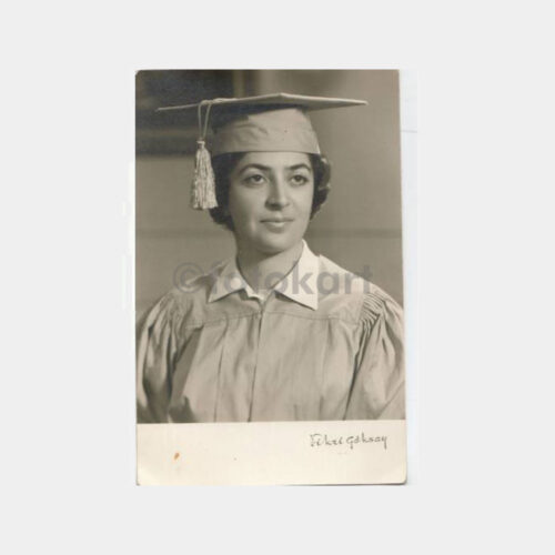 1959 İzmir Foto Fikri Göksay - Kolejli Öğrenci Konulu Fotoğraf