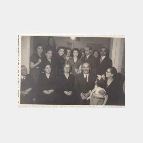 1951 İzmir Foto Alim Urus - Nişan Konulu Fotoğraf