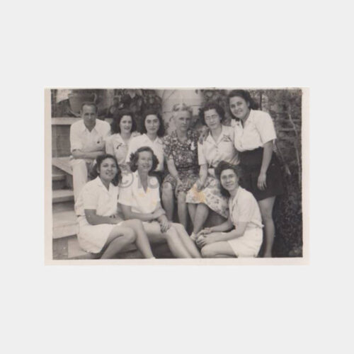 1947 İzmir Amerikan Kız Koleji Field Day Hatırası Fotoğraf