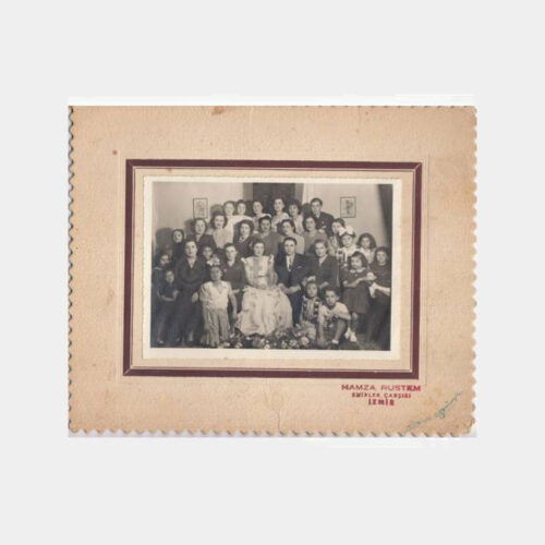 1948 İzmir -Foto Hamza Rüstem- Özel Kartonlu Fotoğraf