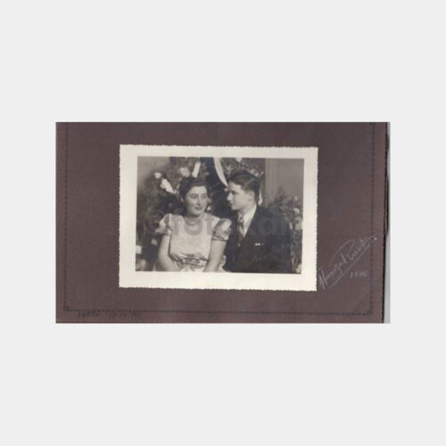 1948 İzmir -Foto Hamza Rüstem İmzalı- Özel Paspartu Fotoğraf
