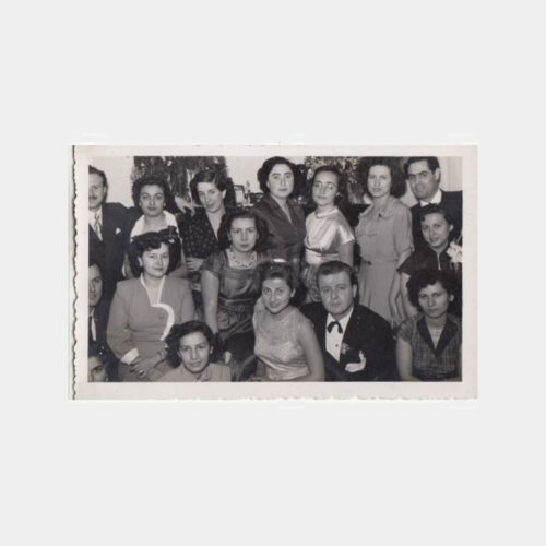 1940 İzmir Foto Kemal Mete - Nişan Töreni Konulu Fotoğraf