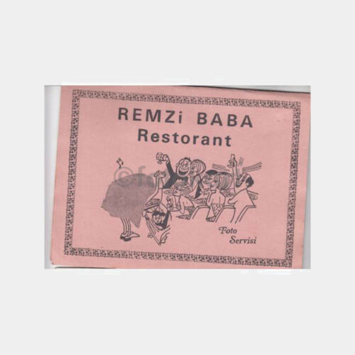 1970 İzmir Remzi Baba Restaurant Konulu Foto Kabı