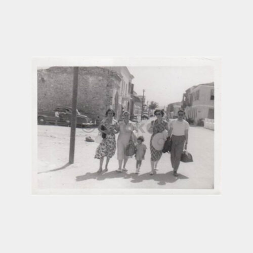 1958 İzmir Sokakları Alsancak (?) Fotoğrafı