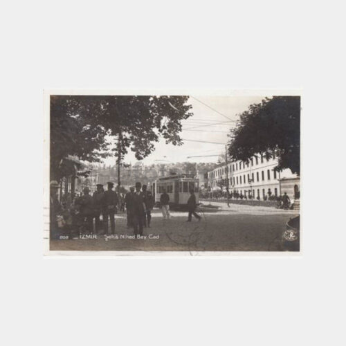 1939 İzmir Karantina Posta Damgalı Fotokart