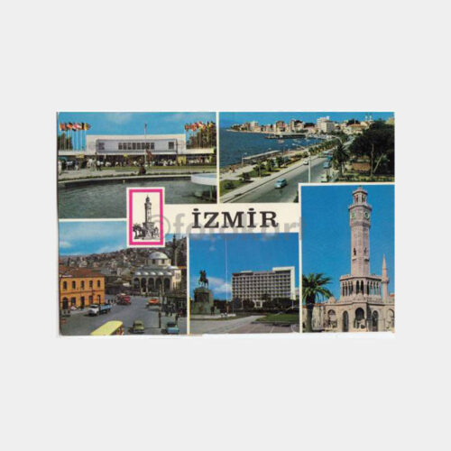 1976 İzmir Efes Otel Posta Damgalı Kartpostal