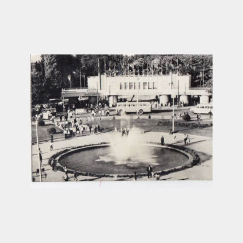 1969 İzmir Fuarı Dokuz Eylül Meydanı Tebrik Fotoğraf
