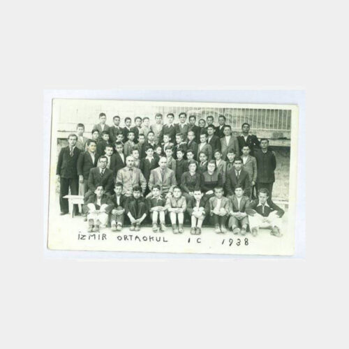 1938 İzmir Ortaokul 1-C Görünüş Fotoğraf