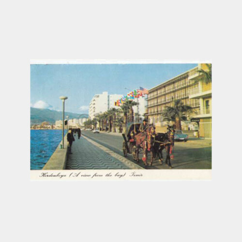 1975 İzmir Kordonboyu Konulu Kartpostal