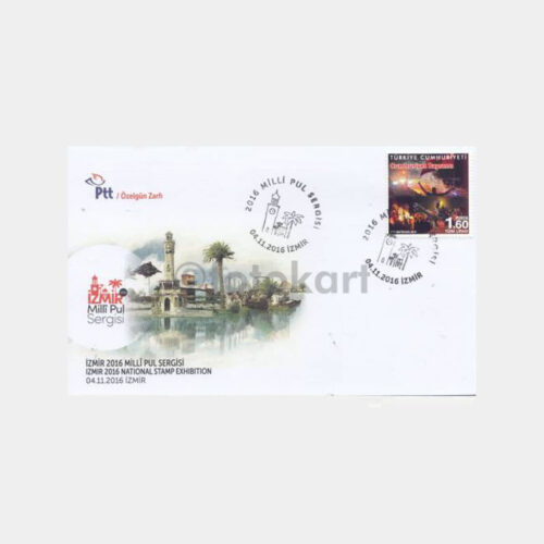 2016 İzmir Milli Pul Sergisi FDC