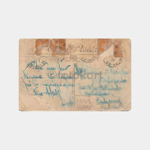 1924 Fransa Nice - Kadıköy Varışlı Nadir Kartpostal - Görsel 2