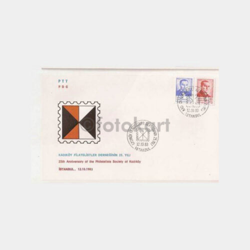 1983 Kadıköy Filatelistler Kulübü 25. Yıl FDC