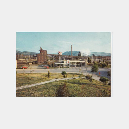 1982 Ereğli Demir Çelik Fabrikası Görünüş Kartpostal